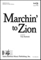 Marchin' to Zion SATB choral sheet music cover
